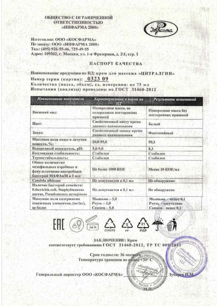 Паспорт №032023